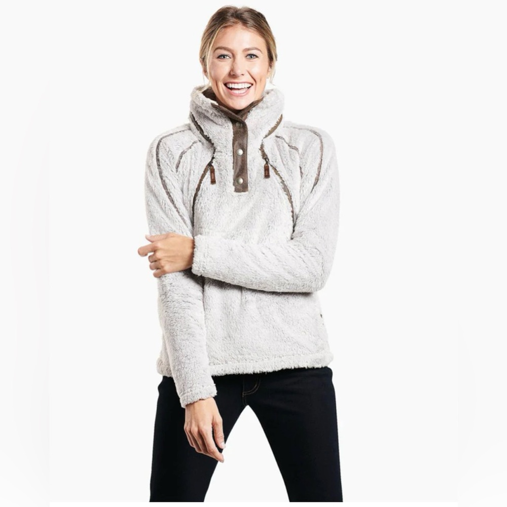 Cozy Cream Sherpa Pullover Sweater